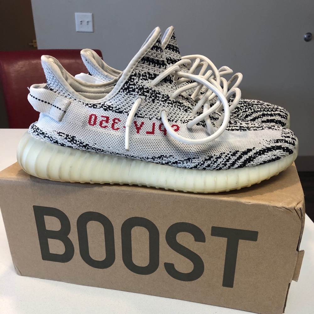 Adidas Men’s Yeezy Boost 350 V2 in Zebra
